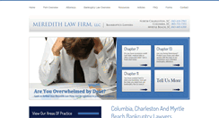 Desktop Screenshot of meredithlawfirm.com